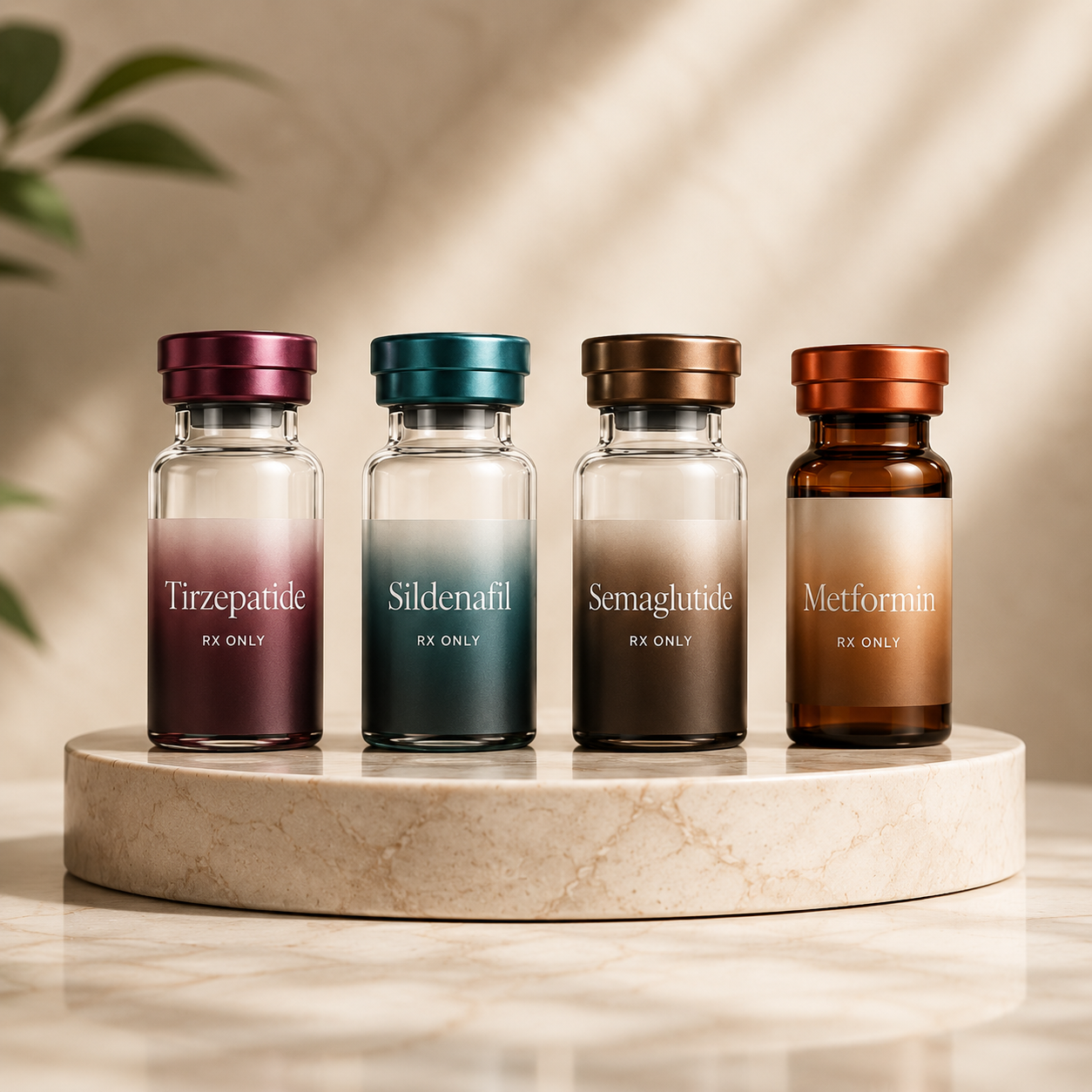 Compounded medication vials and supplies from FaroRx